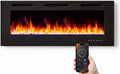 Caminetto Elettrico Ultra Slim Wi-Fi con Vetro Temperato e Controllo Touch