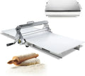 Macchina per Pasta Manuale in Acciaio Inox, Regolabile per Pizza e Pasticceria