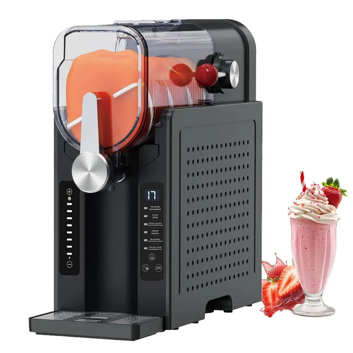 Macchina per Granite 1,6 L, Bevande Ghiacciate con 6 Programmi, Autopulente, Ideale per Margarita e Gelati