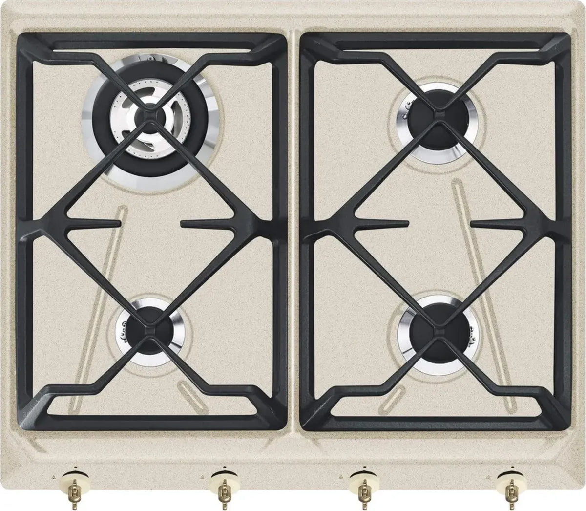 Piano Cottura a Gas Incasso Smeg Avena SRV864AVOGH2