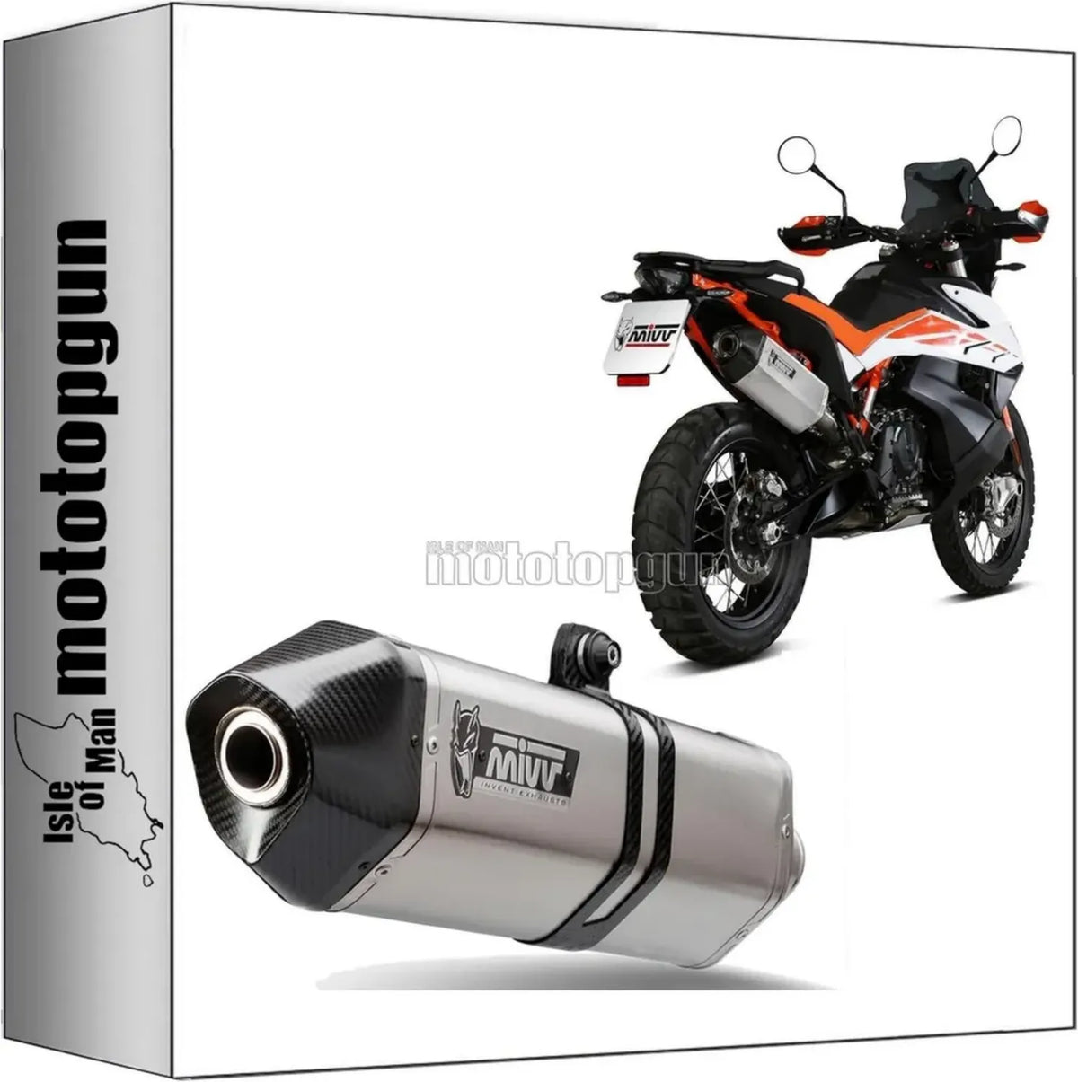 Mivv Scarico Omologato Inox per KTM 790 Adventure 2019-2020