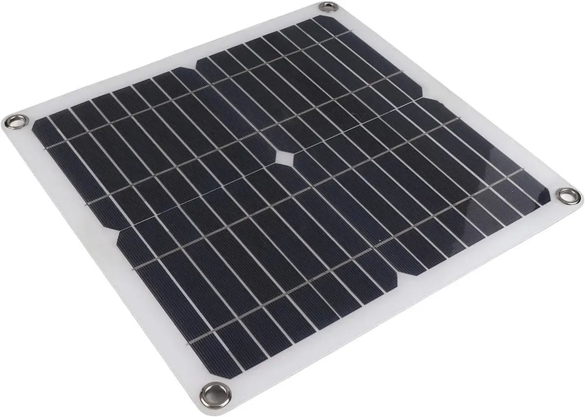 Kit Fotovoltaico Portatile 200W 12V con Controller, Ideale per Campeggio ed Escursionismo