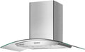 Cappa Aspirante a Parete 90 cm in Vetro e Acciaio Inox - 559 m³/h, 200W, 60 dB