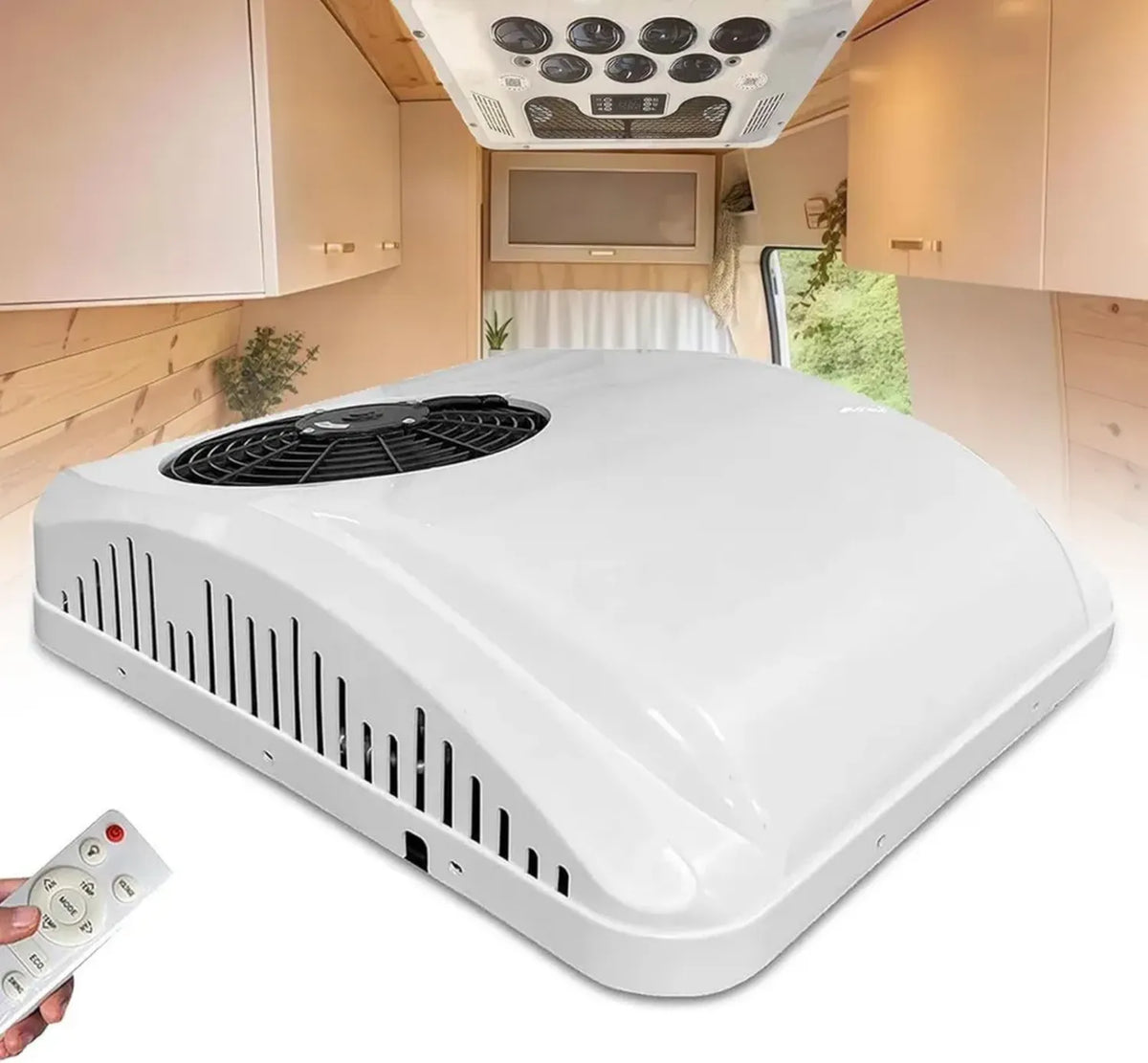 Condizionatore d'aria silenzioso per camper e camion 220V, Funzione Caldo/Freddo