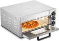 Forno Elettrico Commerciale VEVOR con Pietra Refrattaria, 406 mm, Acciaio Inox, Ideale per Pizzerie e Uso Domestico