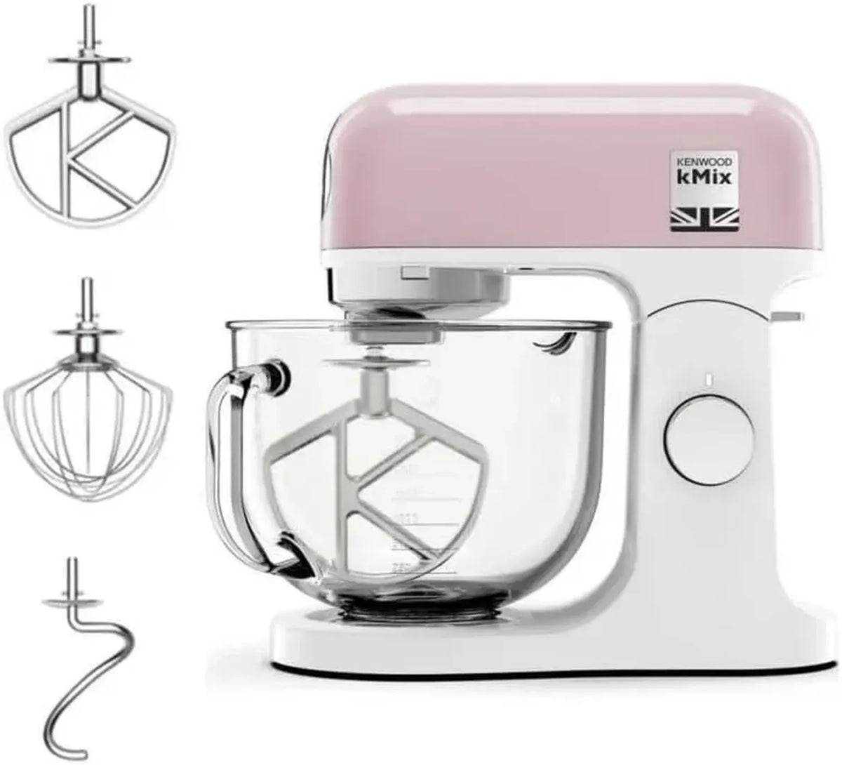 Impastatrice KENWOOD KMX754PP 1000W con Ciotola in Vetro da 5L