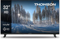 Thomson TV 32' HD LED, Triplo Tuner DVB, Audio Dolby, Modalità Hotel, Multimediale, Retroilluminazione Telecomando