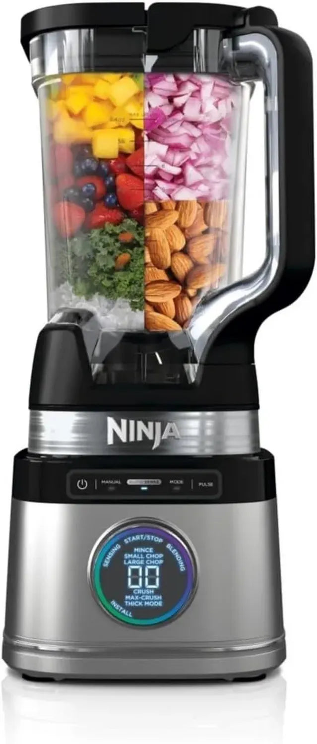 Frullatore Ninja Pro 1200W, Caraffa Capiente 2L, Ideale per Smoothie e Bevande Ghiacciate
