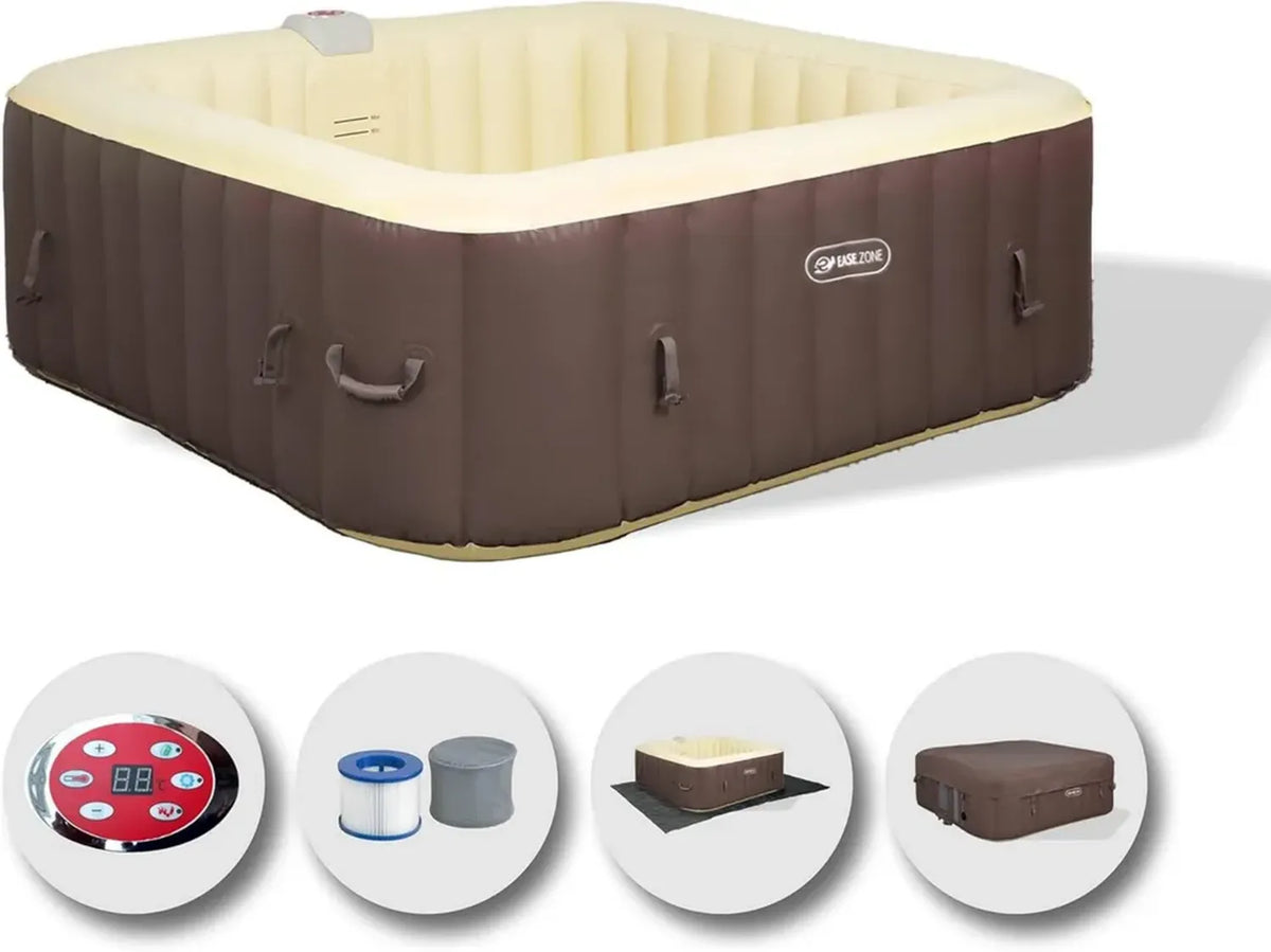 Vasca Idromassaggio Quadrata Spa 185x185x65 per Piscina