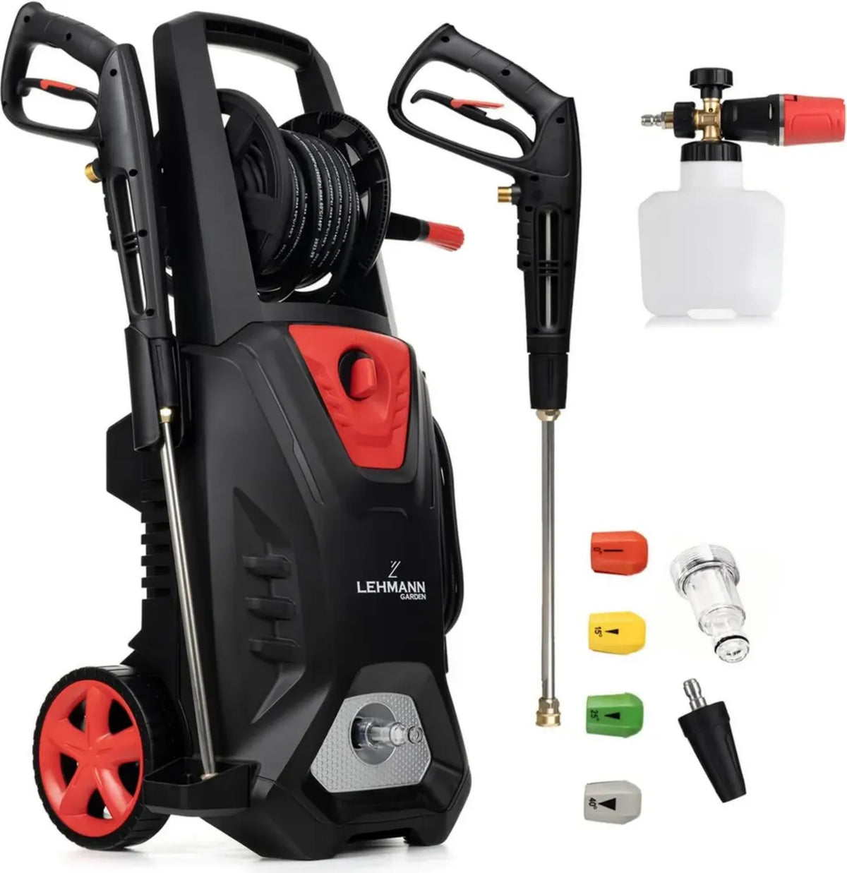 Idropulitrice ad Alta Pressione LEHMANN Colorado 3000W, 260 Bar, 492 l/h, Motore a Induzione