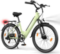 Bicicletta Elettrica ESKUTE C100 Plus 26', Motore 250W, Batteria 36V 13Ah, Velocità 25 km/h, Cambio a 7 Marce, Display LCD, E-bike Adulti