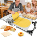 Laminatrice Elettrica Professionale per Pasta e Croissant, Struttura in Acciaio Inox, Spessore Regolabile 2-30 mm