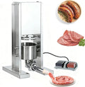 Insaccatrice elettrica verticale 3L in acciaio inox con pedale e 3 tubi