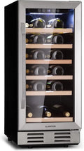 Cantinetta Vino Monozona KLARSTEIN con Controllo Touch, 31 Bottiglie, Interno ed Esterno, Protezione UV, 5-18°C