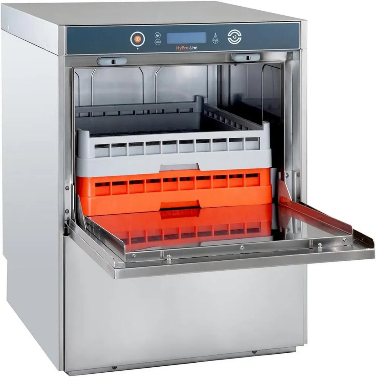 Lavastoviglie Professionale HYPRO-GSM54SL in Acciaio Inox, Cestino 50x50 cm, 400V