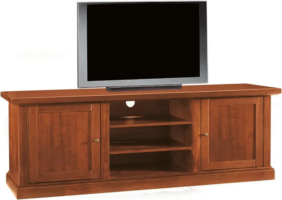 Mobile TV in legno massello di noce, stile classico - 160 cm
