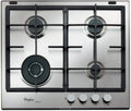 Whirlpool piano cottura a gas in acciaio inox GMR 6422/IXL incasso