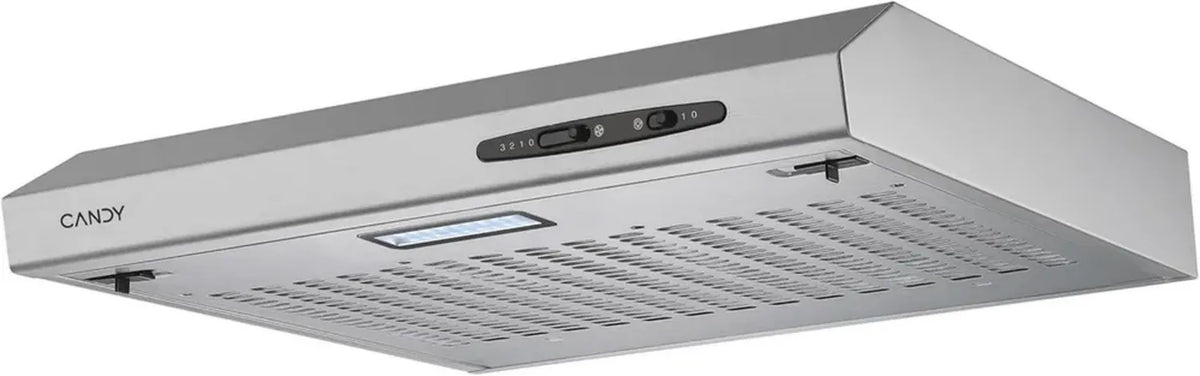 Cappa Aspirante Candy 60 cm, 3 Velocità, Filtri Alluminio e Carbonio, LED, Inox