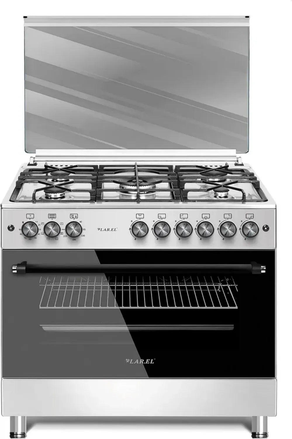 Fornello a Gas 90x60 con Forno Elettrico e 5 Bruciatori