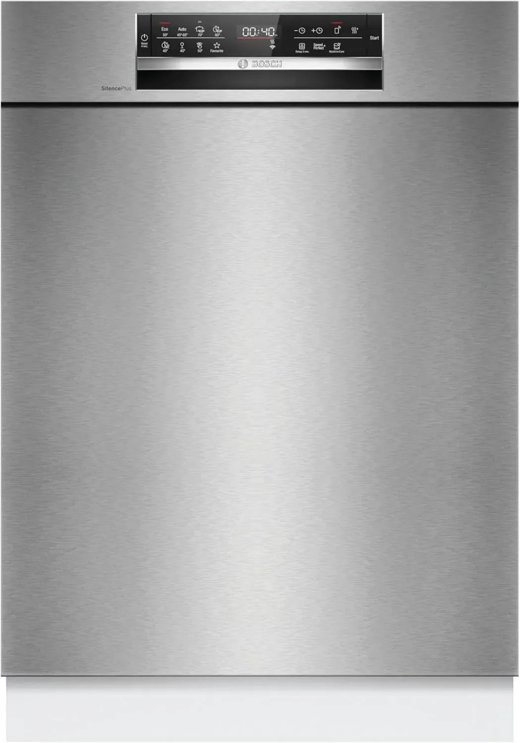 Bosch Serie 6 Lavastoviglie da Incasso 60 cm, Home Connect, Zona Extra Pulita, Assistente Lavaggio, Acciaio
