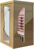 Sauna Finlandese e Infrarossi Multifunzione 3 Posti 120x105cm