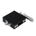 Piattaforma di spostamento micrometrico manuale ottico CNC asse X, 40mm Destra