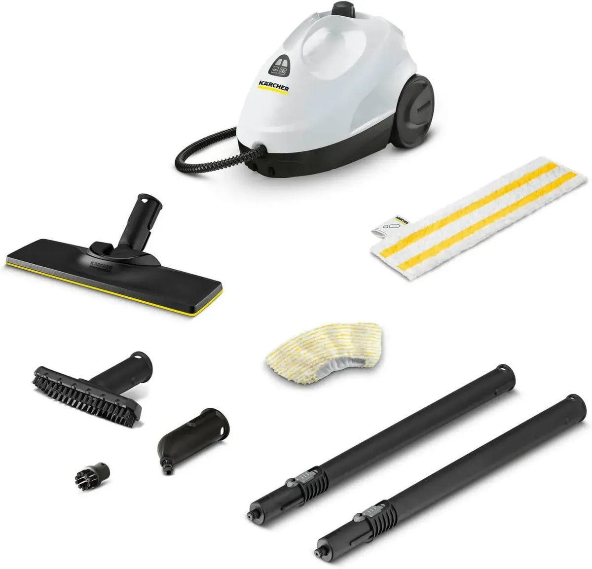 Pulitore a Vapore Kärcher SC 2 EasyFix, 1500W, Serbatoio 1L, Copertura 75m², Accessori Inclusi