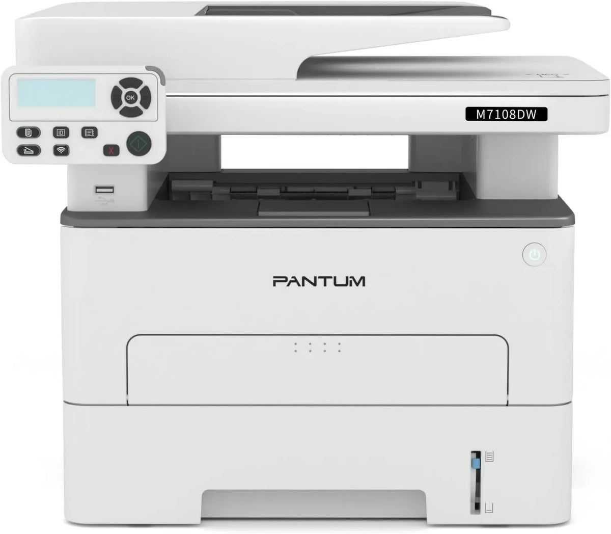 Stampante Laser Multifunzione Pantum M7108DW, Wireless, ADF, Stampa Fronte/Retro, Bianco e Nero