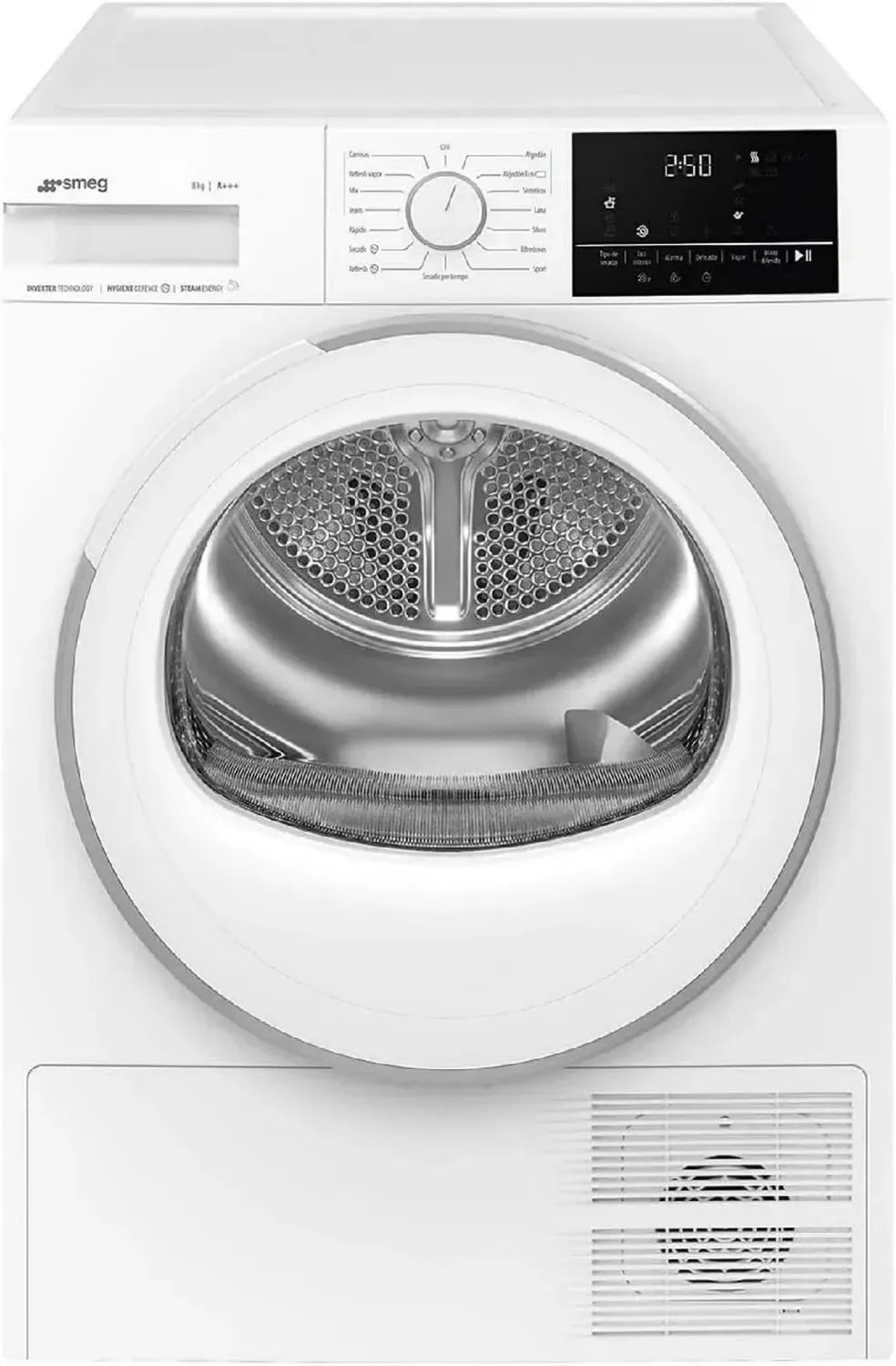 Asciugatrice 8 Kg con Pompa di Calore e Tecnologia Inverter, Classe C