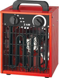 Termoventilatore Industriale 2000W SHX con Elemento in Acciaio Inox, 3 Modalità, Resistente all'Acqua, Regolabile e Protetto Termicamente