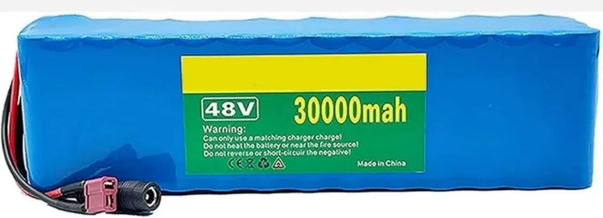 Batteria 48V 30Ah al Litio per Ebike con BMS Integrato, Compatibile con Motori fino a 1000W