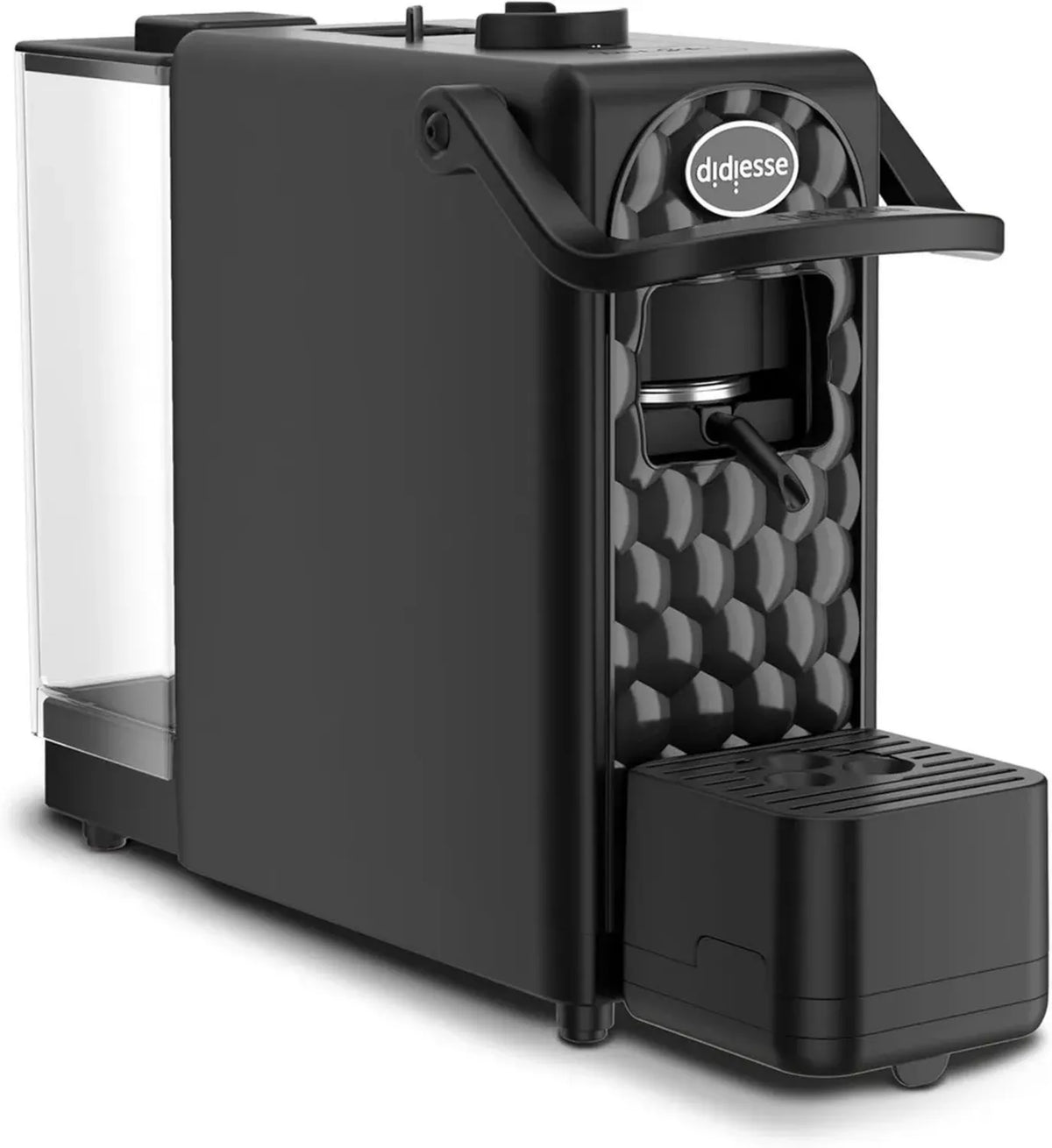 Didiesse Macchina per Espresso a Cialde, Design Elegante e Funzionale, Serbatoio 1.3L, Efficienza Energetica 650W, Nero