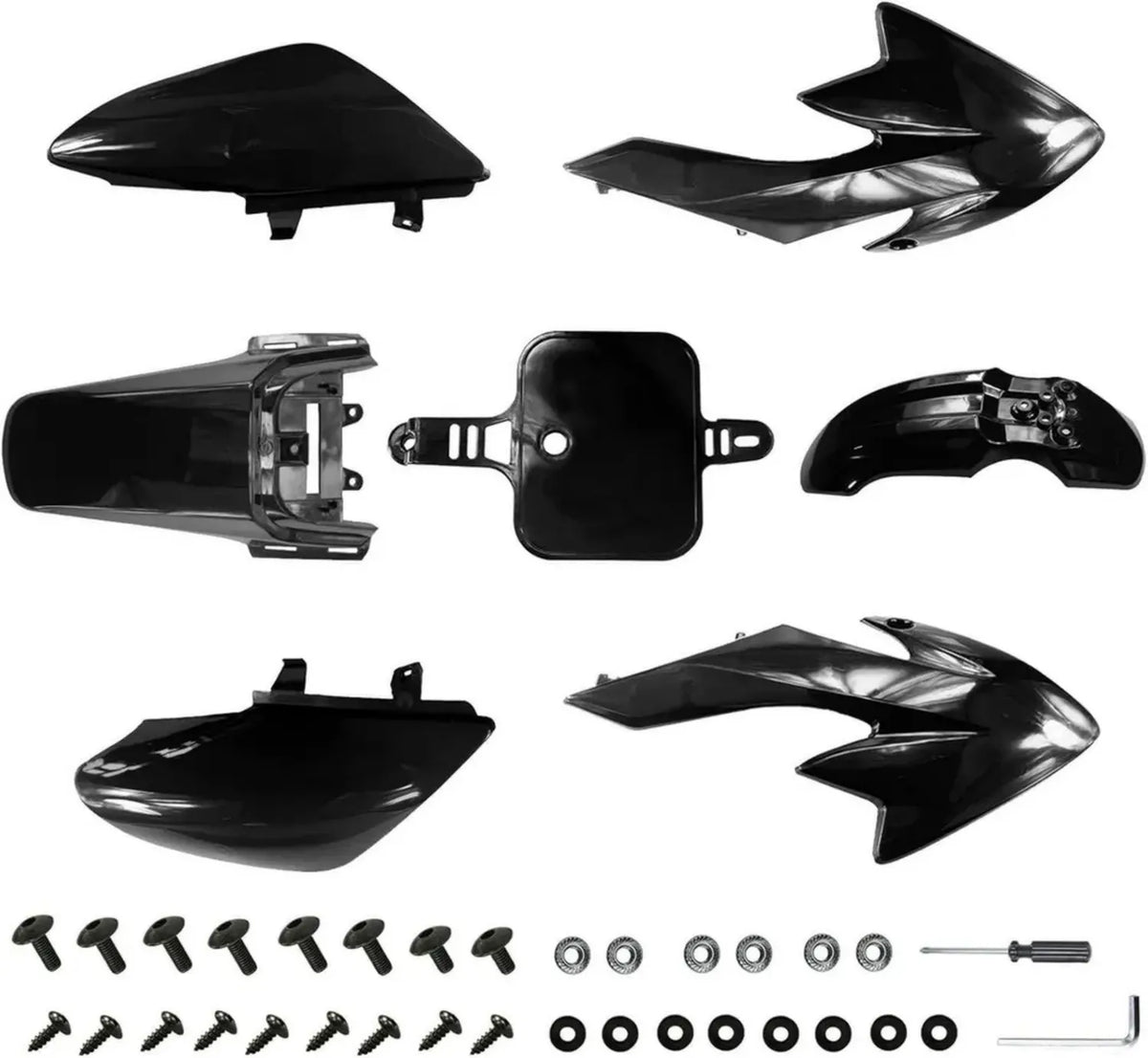 Kit Parafango Plastica per Moto CRF50 XR50, Compatibile con Pit Dirt Bike
