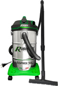 Bidone Aspiratutto 30L Ribimex, 1200W, Filtro HEPA, con Funzione Soffiante e Accessori