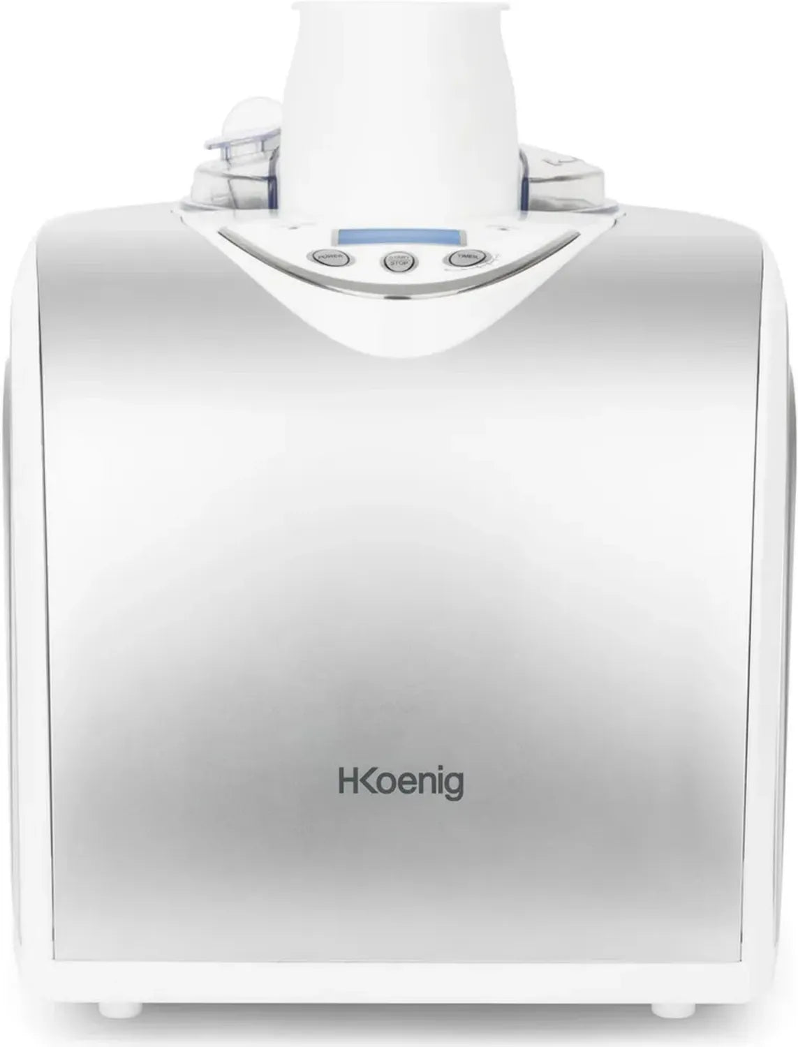 Gelatiera H.Koenig HF180, 1L, pronta in 40 min, ideale per gelati, sorbetti e yogurt gelato, 135W