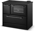 Stufa a Legna Beatrice 9 kW con Forno in Acciaio Verniciato Nero