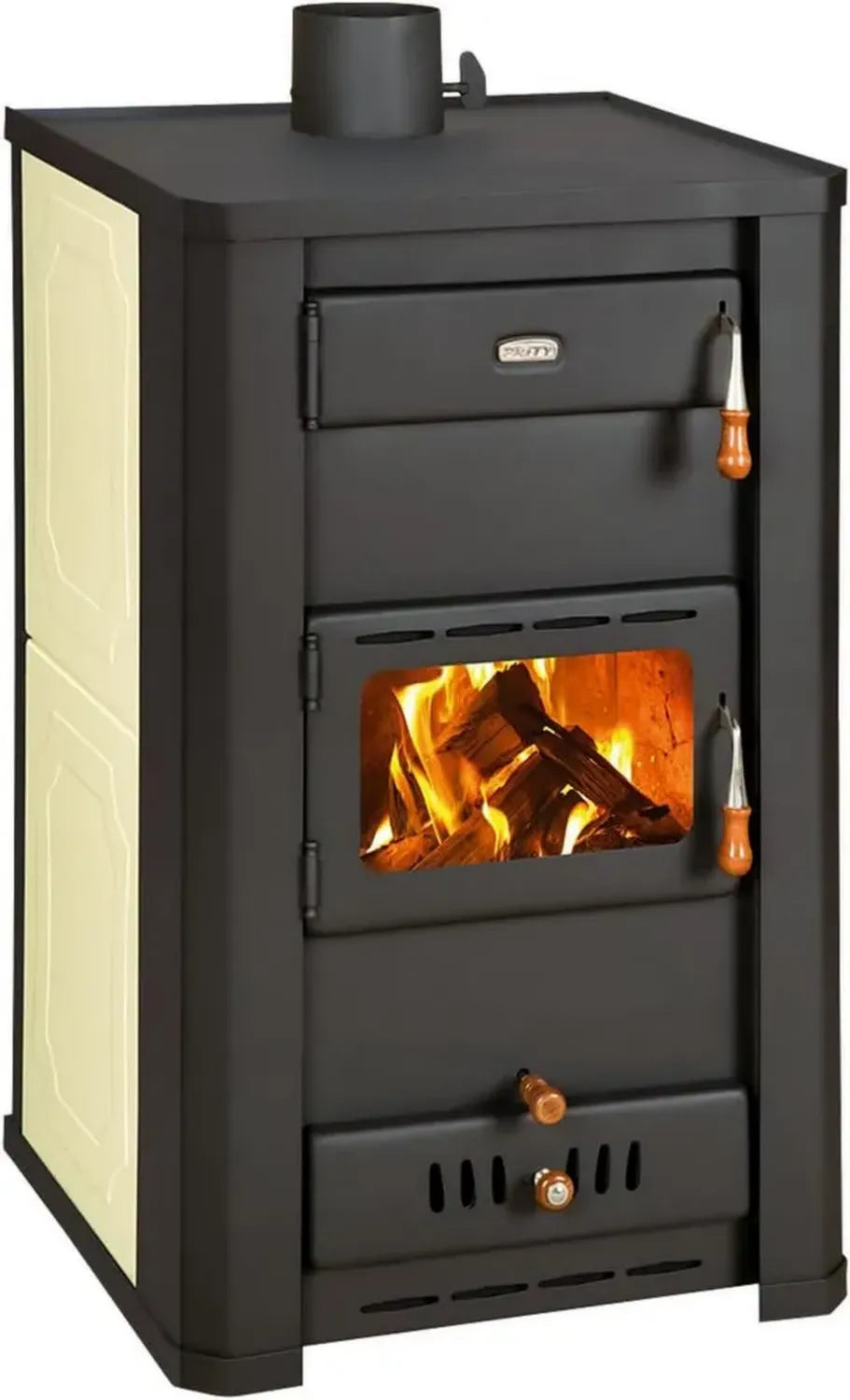Stufa a Legna Prity S3 W21 con Forno Integrato da 21 kW e Certificazione CE