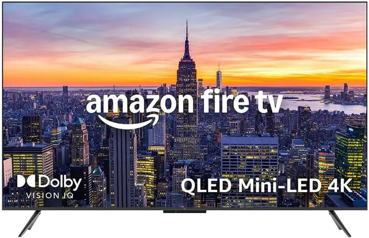 Smart TV QLED 4K UHD 65' con Mini-LED Amazon Fire, Dolby Vision IQ, 144Hz, Controlli Vocali Alexa