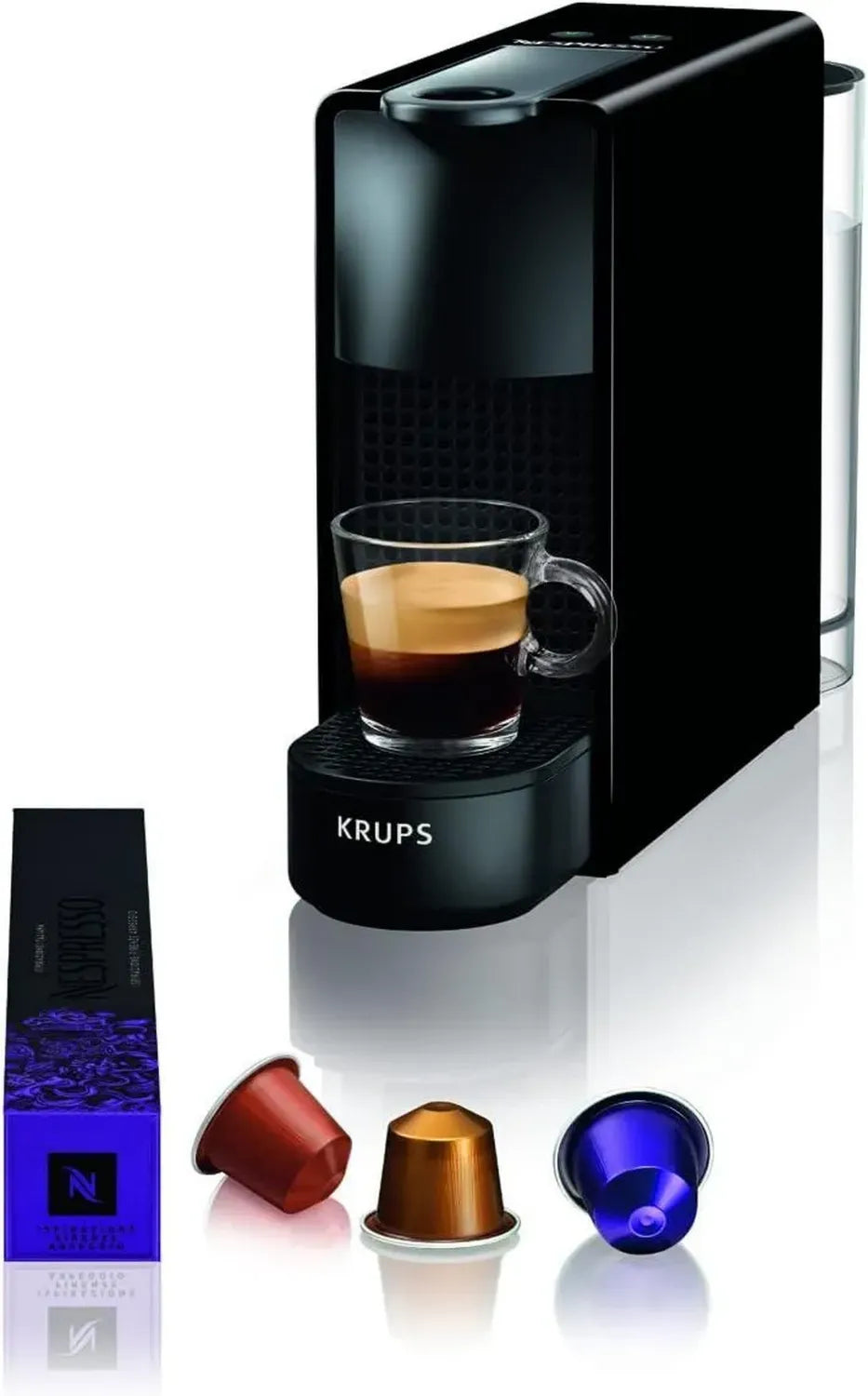 Krups Macchina per Caffè Automatica Espresso, Nero e Bianco, 0,6L