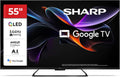 Televisore Sharp 55' UHD QLED 144Hz con Google TV e Dolby Vision