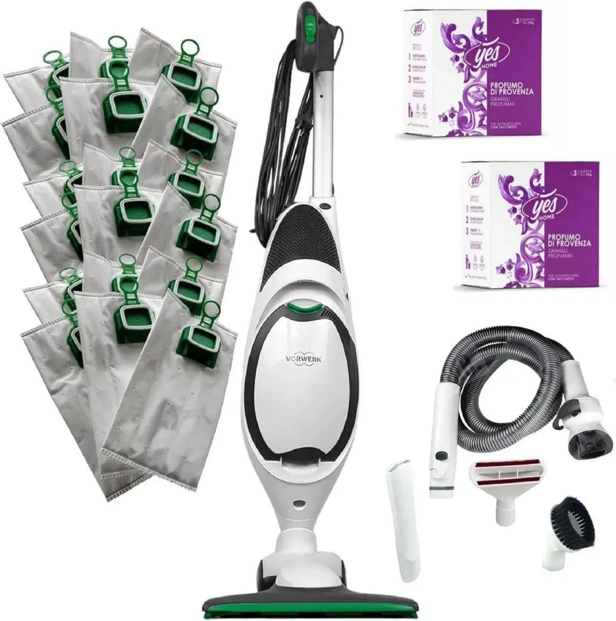Aspirapolvere Vorwerk Folletto VK150 con Spazzola HD50 e Filtro HEPA, 900W