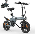Bicicletta Elettrica Pieghevole ESKUTE F100 14' per Adulti, Batteria 36V 9Ah, Velocità 25 km/h, Autonomia 35-60 km, Display LCD, Porta USB, Sella Comoda per Pendolari