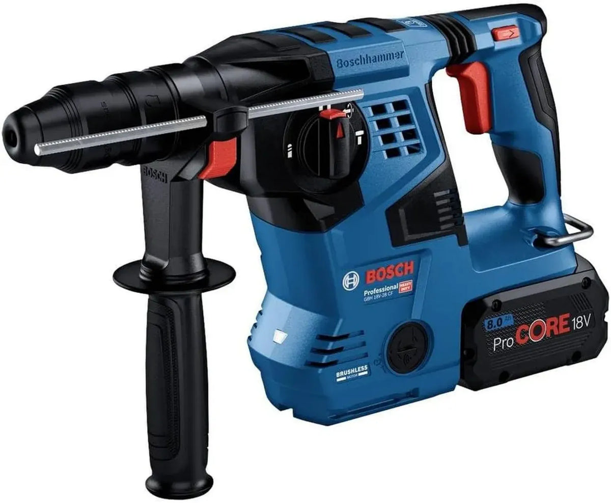 Martello Perforatore Bosch 18V GBH 18V-28 CF con Accessori, Senza Batteria