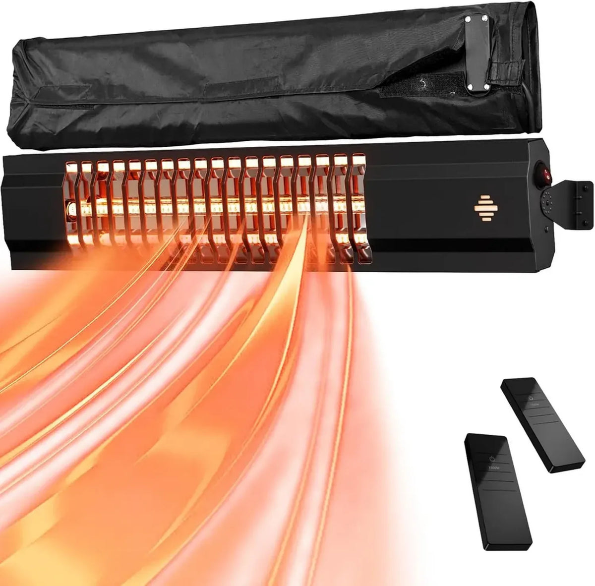 Riscaldatore Infrarossi da Esterno 2000W, Impermeabile IP34 con Telecomando
