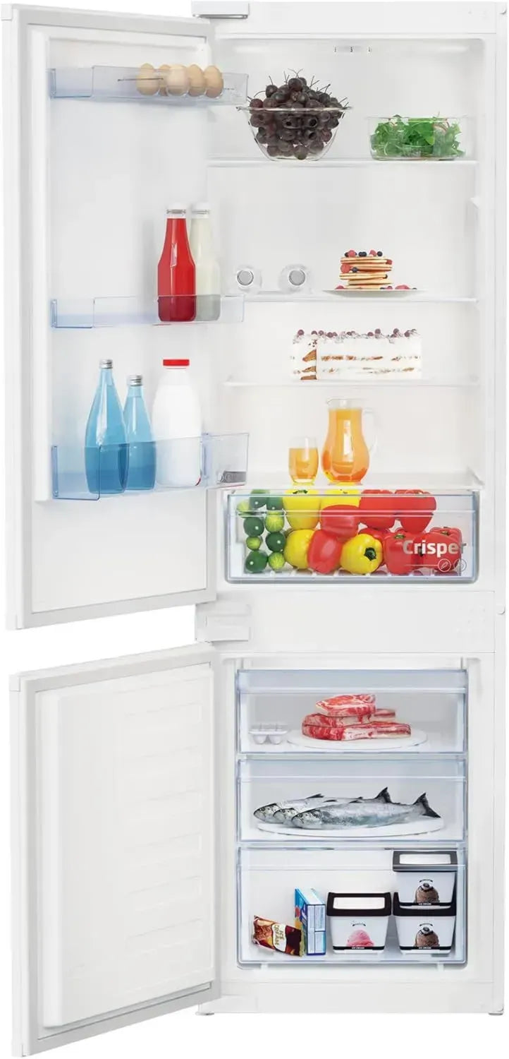 Frigorifero da Incasso Beko Combinato 285L, 54cm, Bianco, Classe E, ProSmart Inverter (Ricondizionato)