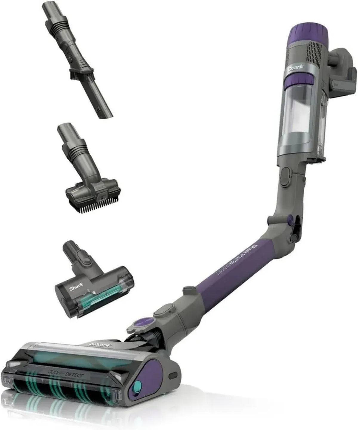Aspirapolvere Shark PowerDetect, Autonomia 70 Min, DuoClean, Antigroviglio, Leggero e Portatile