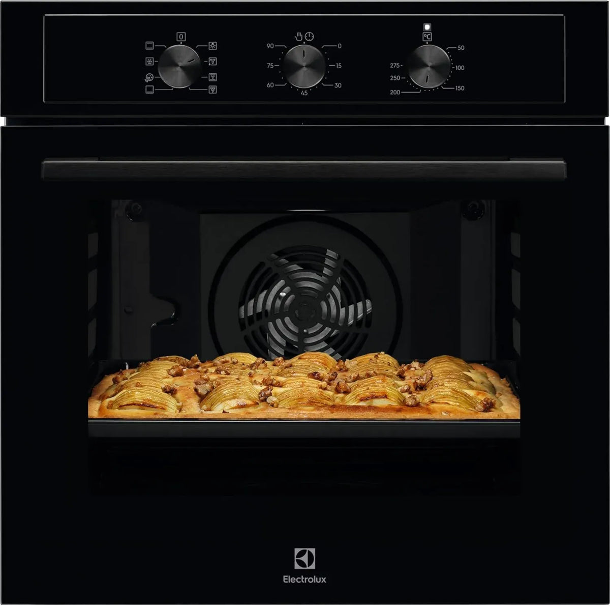Forno Multifunzione Electrolux 68 L con Pulizia AquaClean e Funzione Pizza, Classe A+, Nero