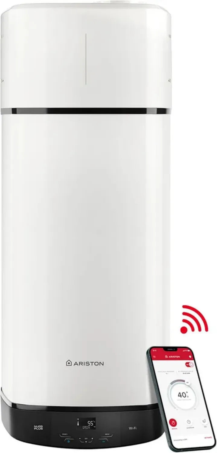 Ariston NUOS Plus WiFi - Scaldabagno Termodinamico 110L - Efficienza Energetica 80% - Compatibile con Fotovoltaico