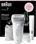 Braun Silk-épil 7 Epilatore Donna, Rimozione Peli Veloce e Indolore, Uso Wet & Dry, Pelle Morbida a Lungo