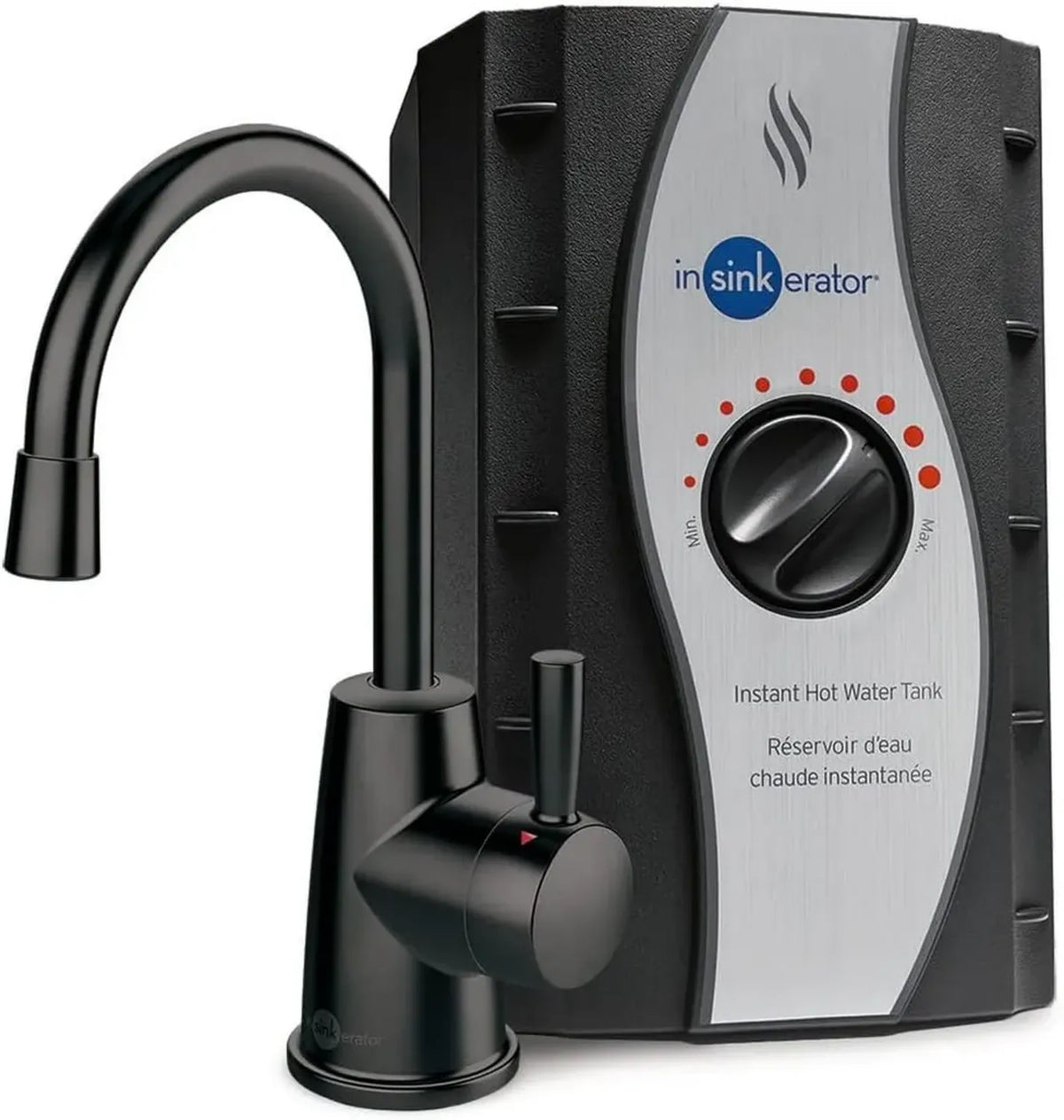 Distributore di Acqua Calda InSinkErator H250MBLK-SS, Nero Opaco